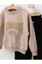Compleu Bluza+Blug Courage, bej-negru - 2