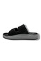 7000-2-26 Checkered Shiny Leather Double Buckle Anatomical Women's Slippers - 3