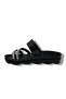 1700-183-26 Leather 3-Stripes Stoned Anatomical Women's Slippers - 3