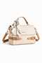 Women's Scarf Detailed Cross Strap Buckle Shoulder Bag for Daily Use