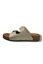 Mollis 500-26 Glittery Line Leather Double Buckle Soft Women's Slippers - 3