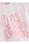 Lcw Kids Pink Crew Neck Printed Girls' T-Shirt - 2