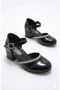 Girl's Evening Dress Heeled Shoes Stone Detailed Ankle Strap Wedding Engagement Graduation Shoes