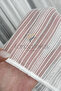 Modern Thin Striped Silver Particulate Tulle Curtain Stylish Woven Living Room 2 Layers Pleated Roman - 2