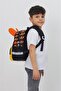 Kindergarten Girls Boys Backpack with Cute Tiger Figure and Black and Yellow Pattern - 8