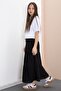 Black Girls' Long Cut Scalloped Skirt 23776 - 3