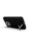 حافظة iPhone 15 Pro المتوافقة مع ELDP AiHTTg Edge T-Max Matte Stand - رمادي - 2