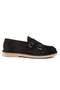 101 6Ym 4598 Double Buckle Men's Classic Shoes - Dark Brown Nubuck