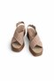 Nancy Beige Genuine Leather Sandals