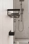 Stainless Steel Adhesive Shower Caddy and Towel Holder Set, Towel Hanger and Bathroom Shelf - 4