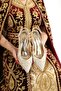 Bride Henna Bindalli Patterned Thin Heeled Henna Engagement Wedding Bridal Shoes for Special Occasions - 2