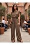 Women's Modal Suit with Tie-Waist Blouse and Loose-Fit Pants Modal Suit