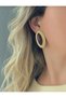 Xuping Vintage Twirl Frame Earrings - Colorful Stone Medallion Steel Anti-Allergic Vip Non-Tarnish Women's Earrings - 3