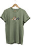 Unisex Namaste Yoga Meditating Cats Printed Cotton Basic T-Shirt