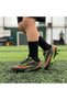 (Laliga) Mechanism Lace-Up Unisex Crampon Shoes Black - 2