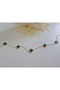 Gold Color Green Women's Necklace - 2