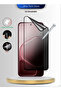 Oppo A6 Pro 5G 2025 Premium Nano Ceramic Privacy Full Cover Matte Flexible Clear/Black - 3