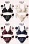 Women's Lace Supported Bra and Panty Set - Stylish Design Lingerie Set - 2