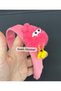 Cute Funny Shoes Rocking Pom-Pom Plush Figured Character Crown Dark Pink Hair Crown - 2