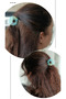 Transparent Water Green Donut Model Lightweight Jelly Buckle 4.5 cm - 4