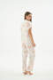Women's Buttoned Pajamas Set - 3