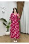 Patterned Double-breasted Dress