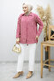 Striped Pocketed Shirt Tsd260174 Fuchsia - 3