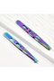 Rainbow Series 4-Piece Precision Tip Eyebrow Shaping Set - Ingrown and Hair Removal Tweezers Set with Bag - 7