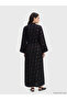 Two Mt Shop Quality Lcw Modest Black Patterned Long Robe - 3