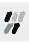 Two Mt Shop Quality Patterned Women's Booties Socks 5-Pack