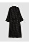 Two Mt Shop Quality Lcw Modest Black Patterned Long Robe - 5