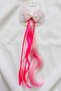 Bow Long Hair Piece Colorful Children's Clip-In Hair Bow - 3