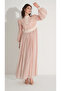 Ribbon Lace Garnished Dress Powder - 6