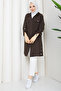 Women's Side Button Detailed Zipper Closure Cap - 2