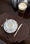Leather Hole Punch Oval American Service. Peony Model. Brown (1 Piece) 50X35 cm - 3