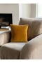 Premium Plush Fur Throw Pillow - Filled Soft Textured Luxurious Modern Decorative Living Room Pillow - 4