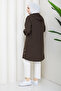 Women's Side Button Detailed Zipper Closure Cap - 7