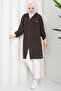 Women's Side Button Detailed Zipper Closure Cap - 3