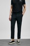 111190360 Eron Jogger Pants Slim Fit Men's Trousers Black - 2