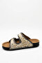 Women's Stone Detailed Slippers with Double Buckle, Orthopedic Sole, Comfortable for Daily Use - 4