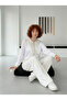 Women’S Satin Detail Modal Baggy Set - 4