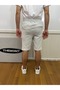 Su Yolu Shorts with Striped Back Pocket Detail (Su Yolu Fabric) - 3