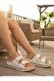 Kocamanlar e490 orthopedic women's slippers white - 2