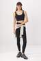 Black Premium Polyamide Fabric Supportive/Shaping Knitted Sports Bra Thmss26Ss00011 - 3
