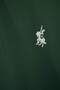 Green Large Size Regular Fit Horse Embroidered Polo Neck T-Shirt Tmnss25Bp00002 - 6