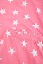 Pink Star Patterned Knitted Pajama Set with Shorts Tbbss24Ai00027 - 3
