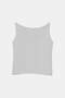 White Viscose Ribbed Flexible Comfortable Sleeveless Knitted Plus Size Blouse Tbbss26Af00064 - 7
