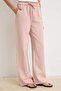 Açık Pembe Yüksek Bel Wide Leg Tencel Karışımlı Jeans TWOSS26JE00209 - 3