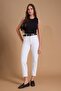 Beyaz Yüksek Bel Orta Esnek Mom Bilek Boy Jeans TWOSS26JE00213