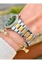 Steel Cord Waterproof Cutting Glass Women Wristwatch - 6